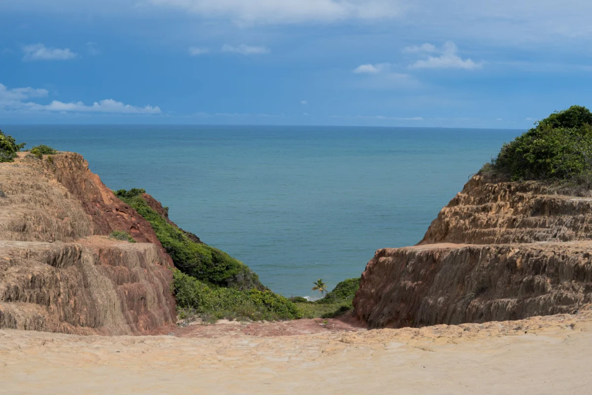 Scenic coastal view of Gouyave, showcasing its natural beauty