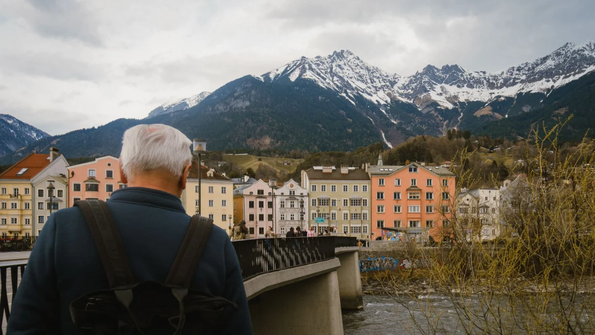 Scenic view of Innsbruck's stunning alpine skyline