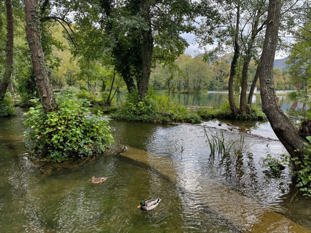 Scenic and romantic river view in Jajce, ideal for first-time couples