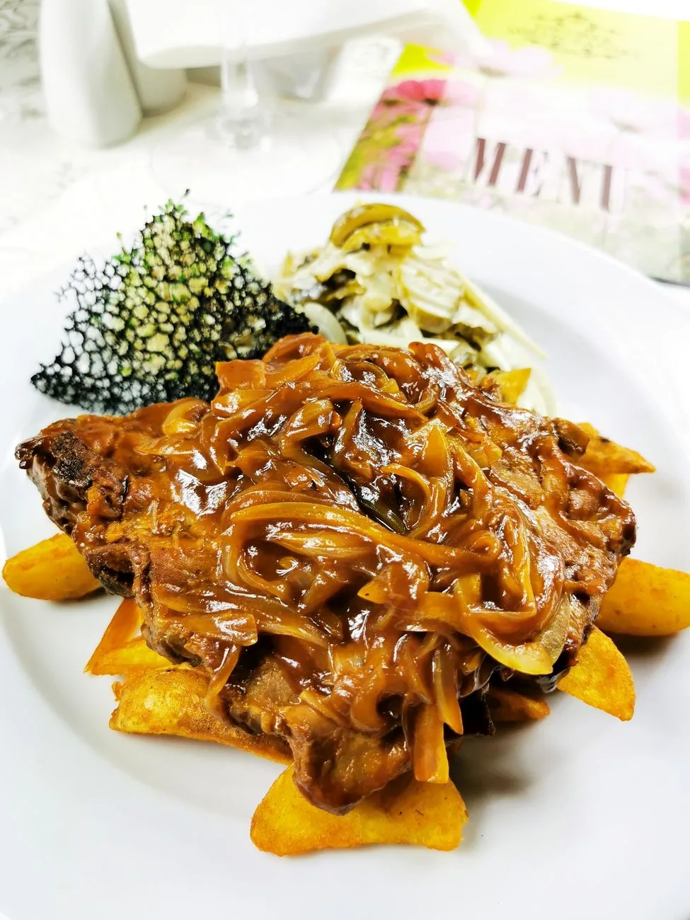 Calf Liver with Onions