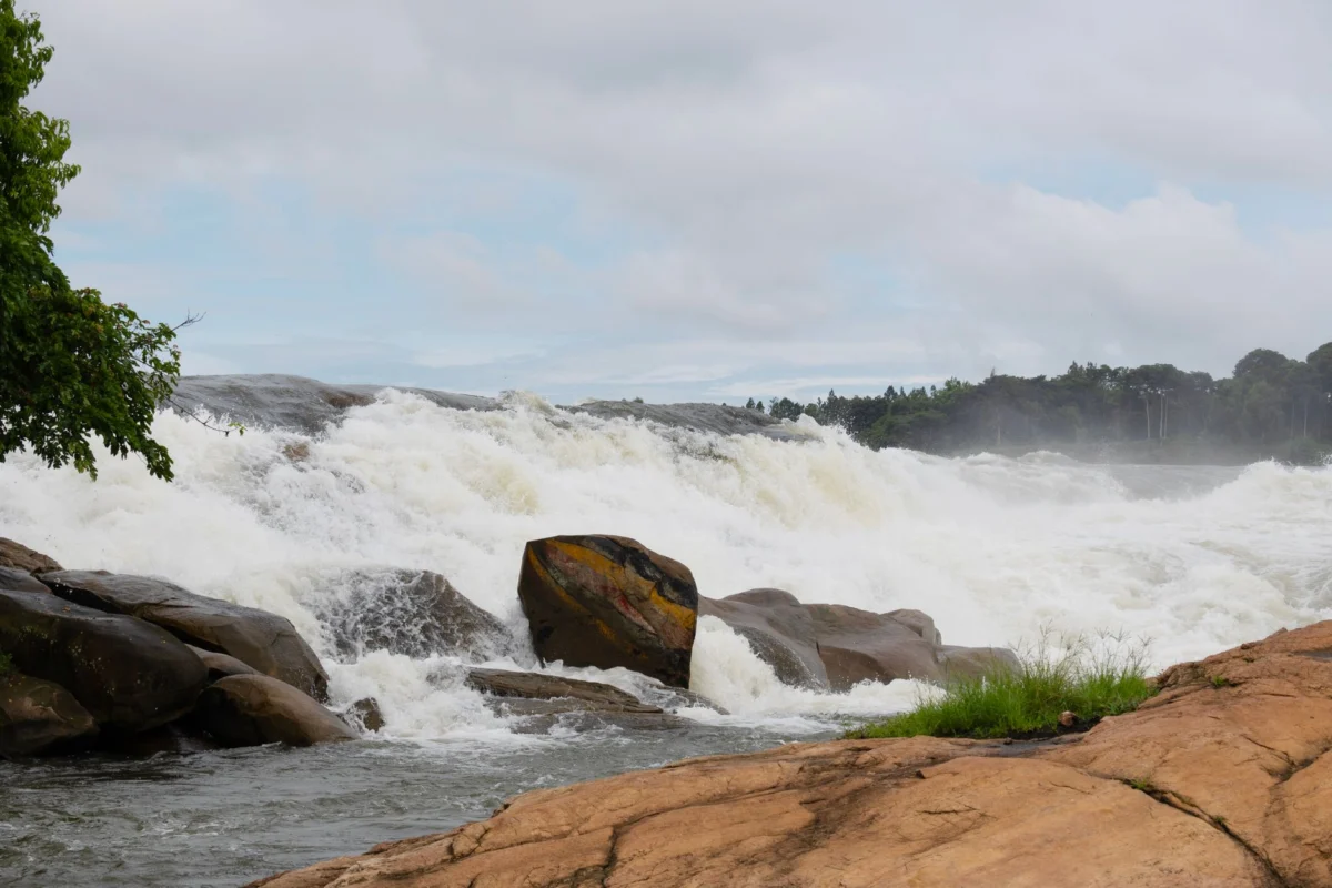 Scenic view of the Jinja Nile River with thrilling rapids
