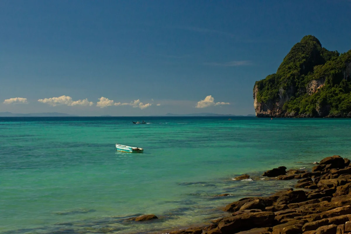A scenic coastline in Krabi, perfect for newlyweds