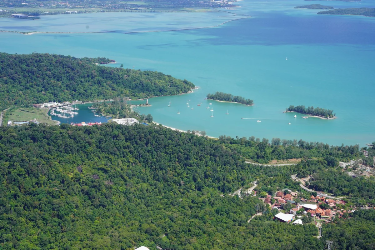 Panoramic view of Langkawi casting a festive vibe