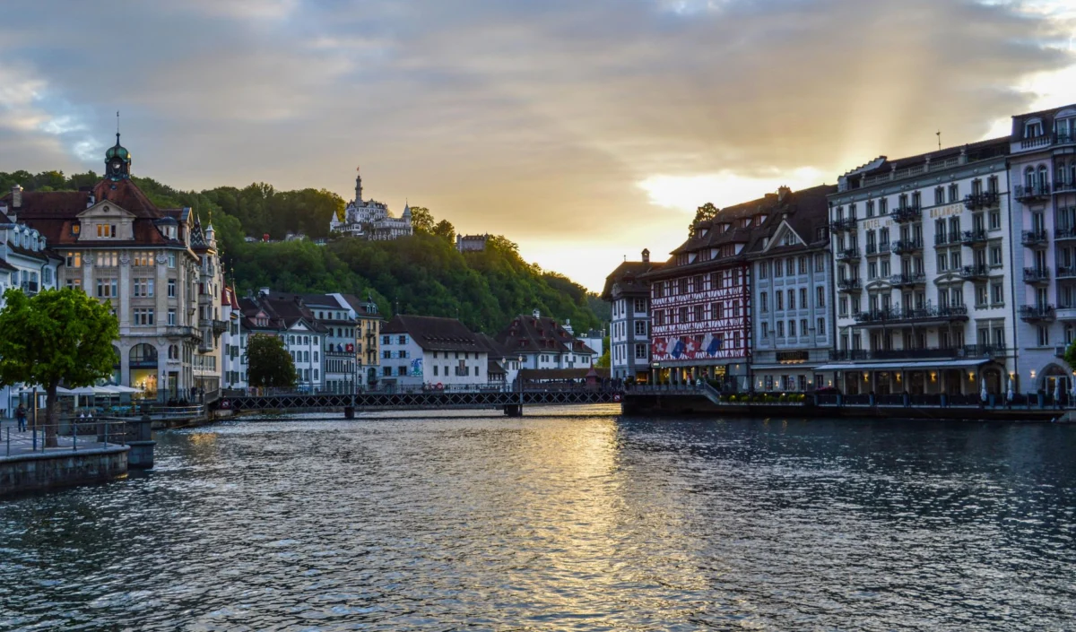 Scenic view of Lucerne's romantic skyline