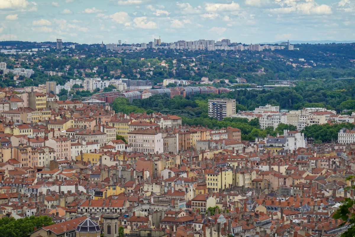 Breathtaking cityscape of Lyon highlighting scenic views