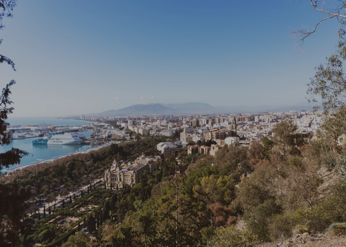 Stunning Malaga skyline perfect for adventure seekers
