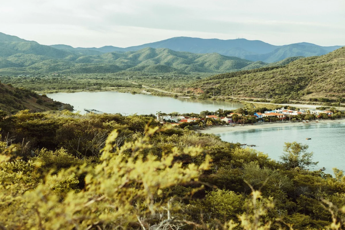 Panoramic view of Margarita Island's pristine beaches