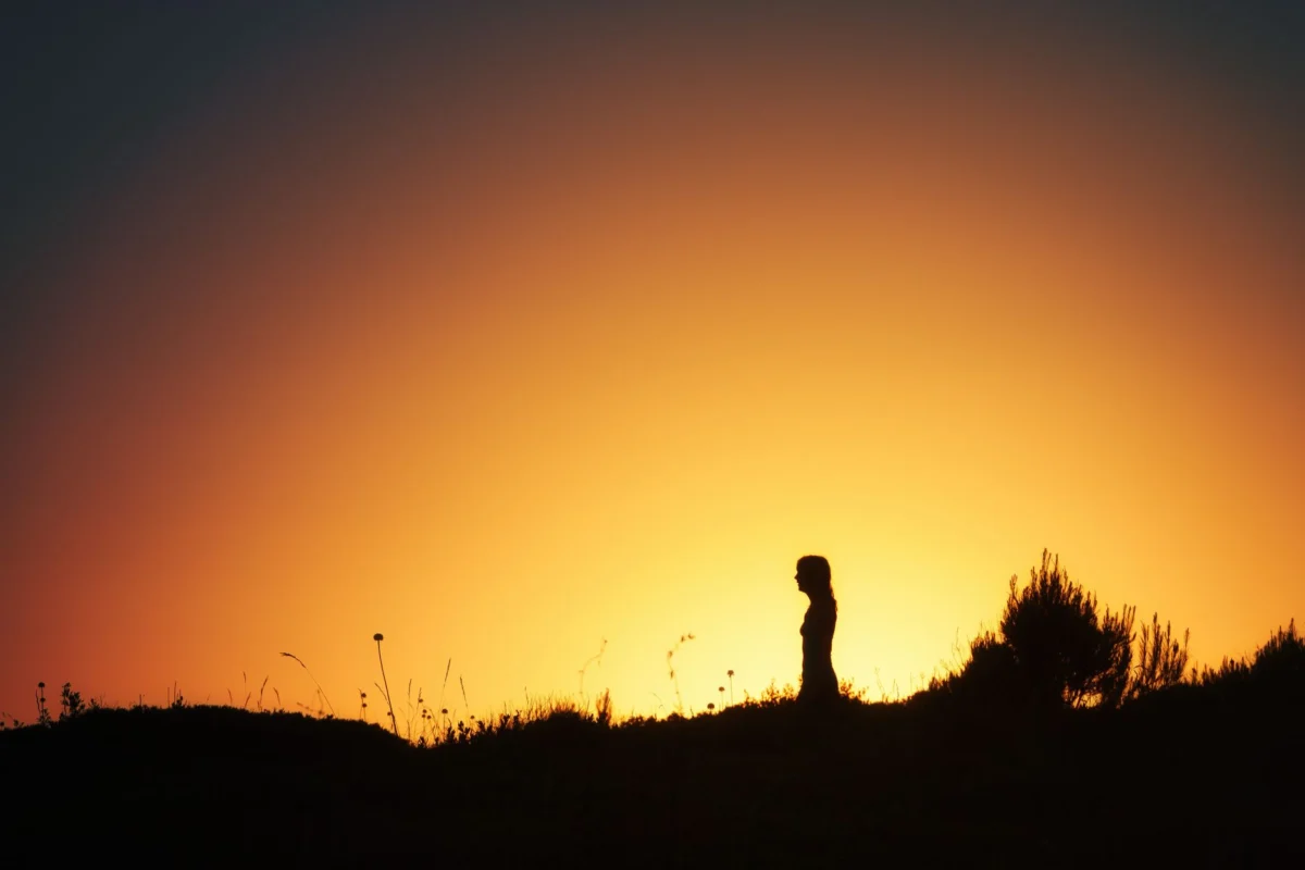 Sunset view over Menorca's romantic coastline