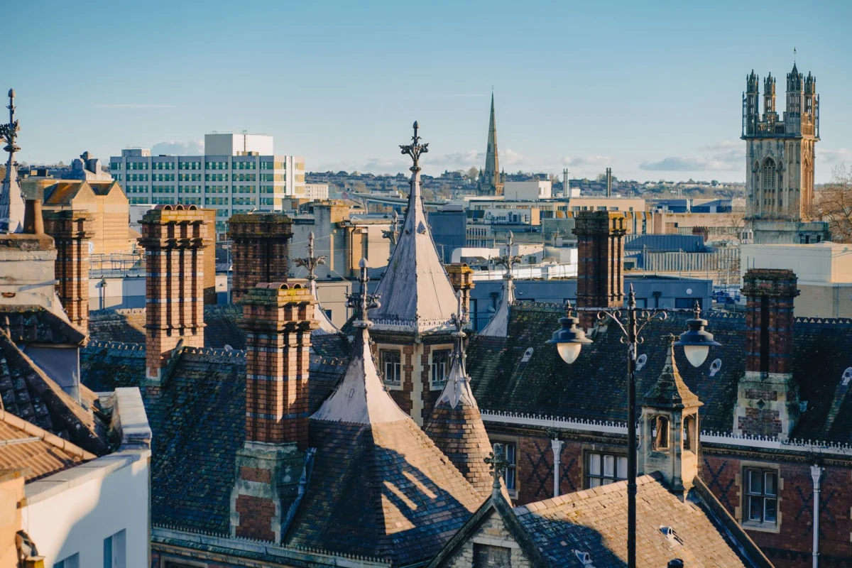 View of Oxford skyline showcasing historic architecture