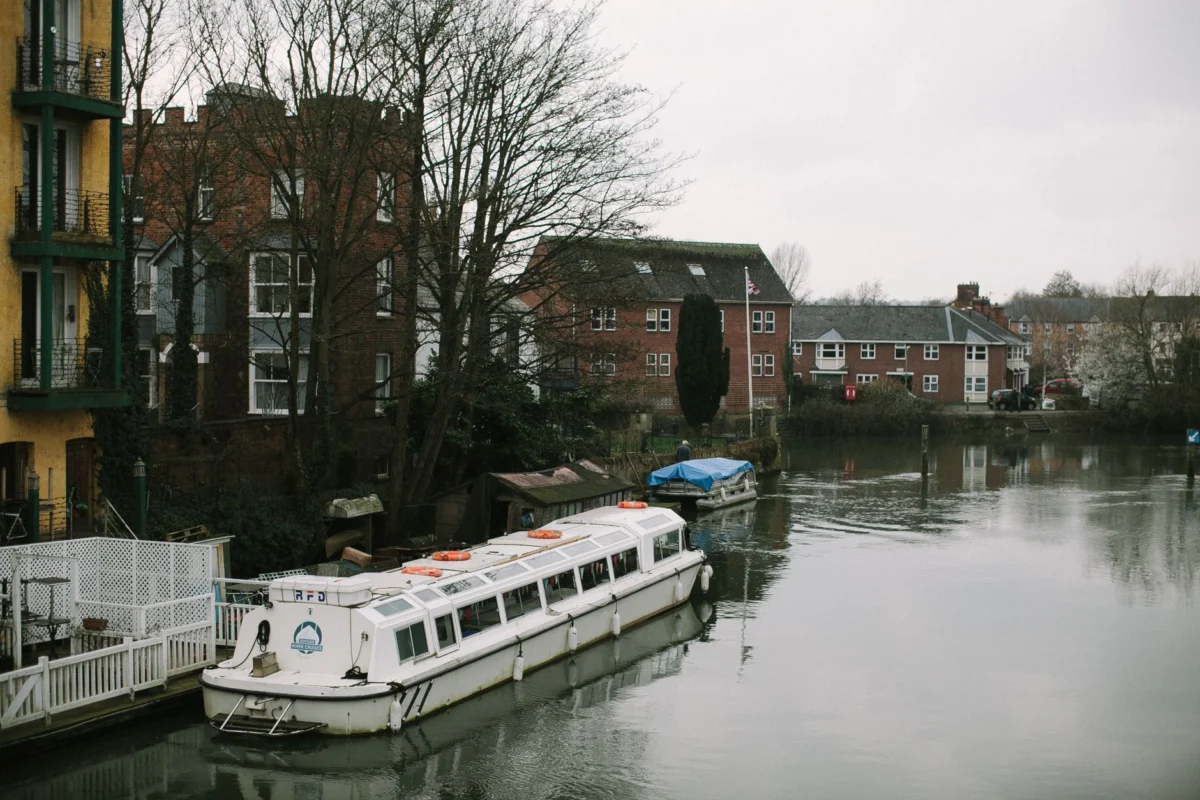 A romantic view of Oxford's iconic skyline and river