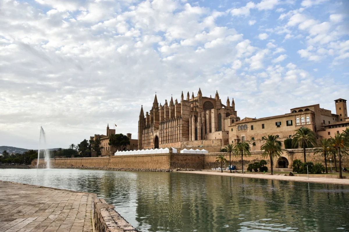 Dramatic coastal view of Palma de Mallorca for adventure enthusiasts