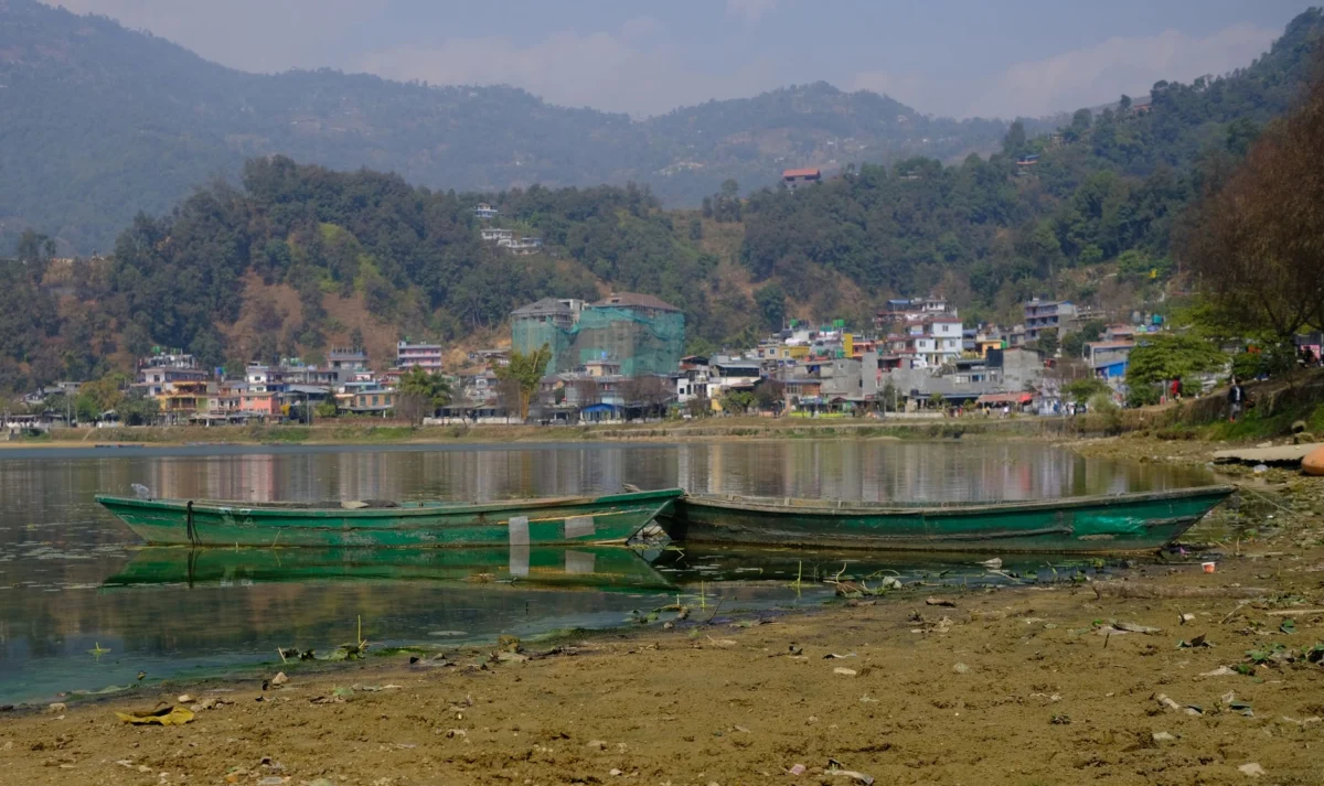 Romantic lakeside view in Pokhara for couples