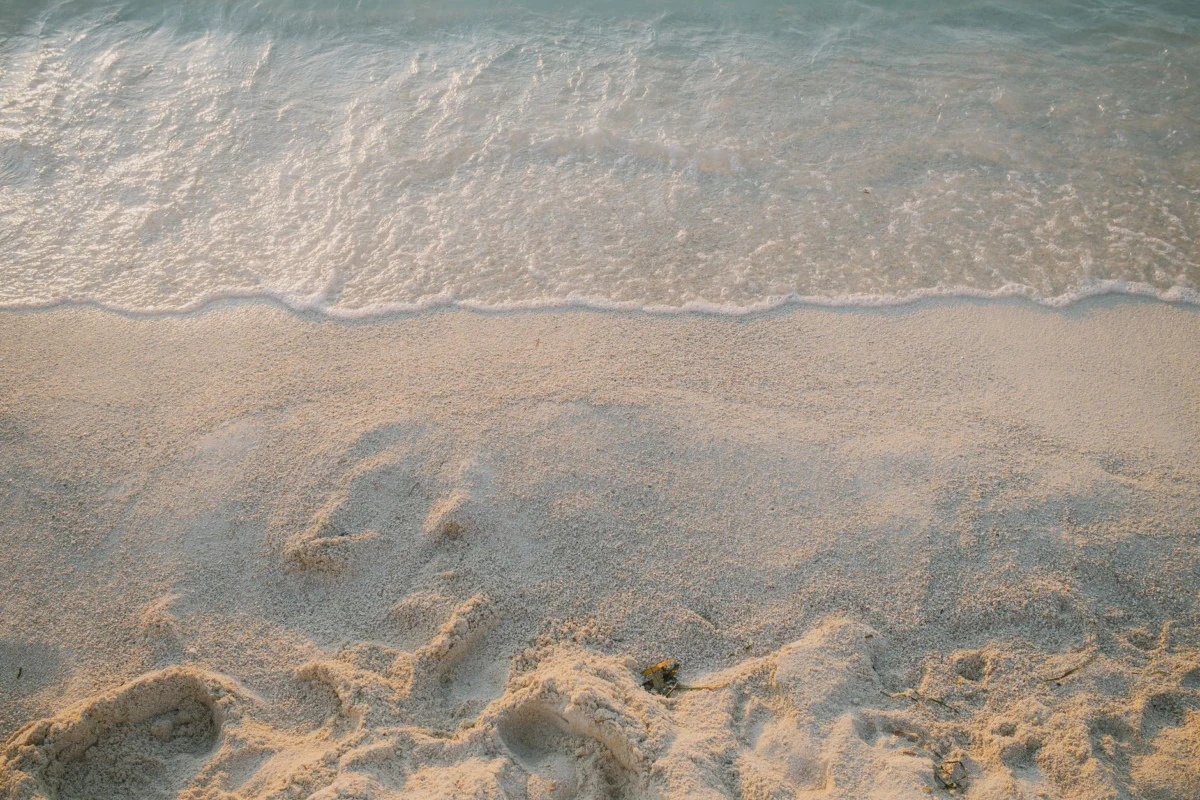Stunning Providenciales beach at sunset, ideal romantic spot