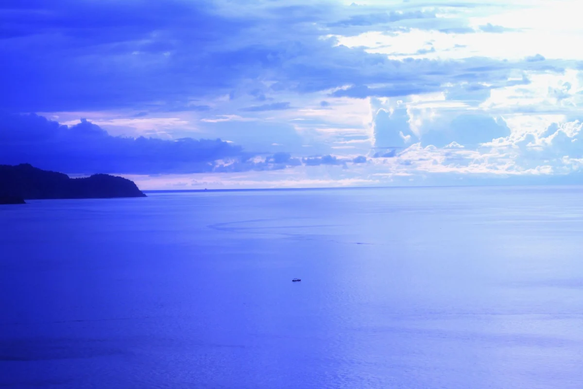 Scenic view of Dili's skyline at sunset
