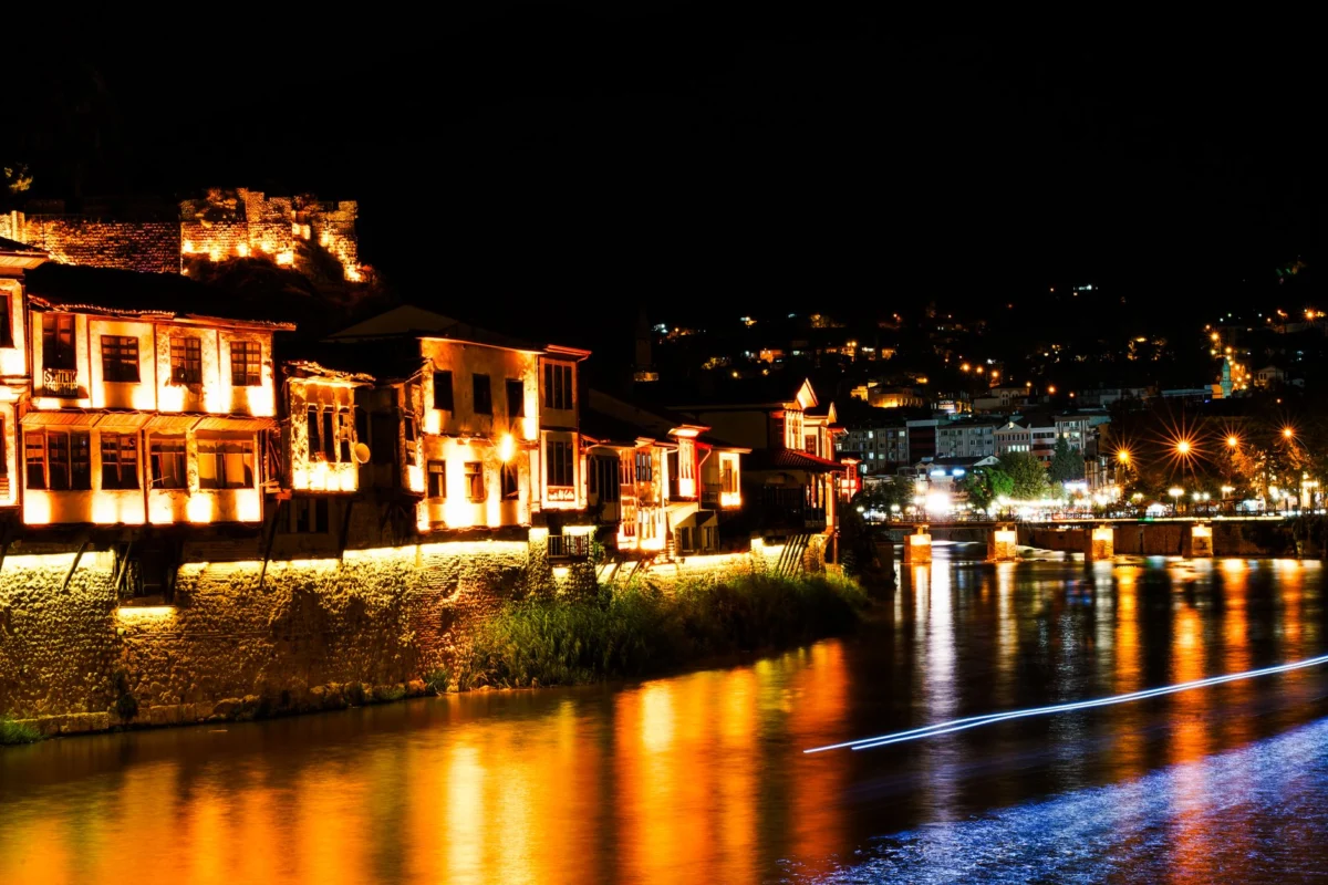 Scenic view of Konjic's charming riverside, perfect for couples