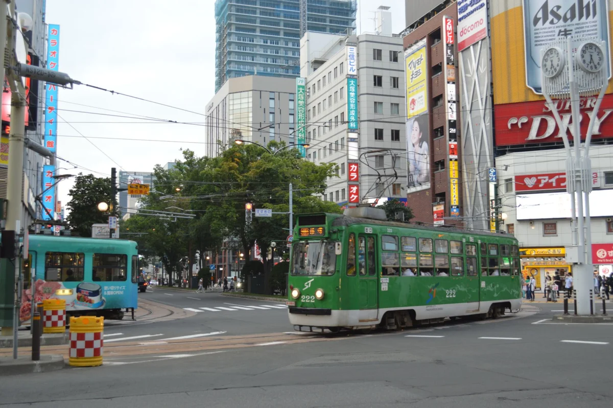 A captivating view of Sapporo skyline showcasing its vibrant cityscape