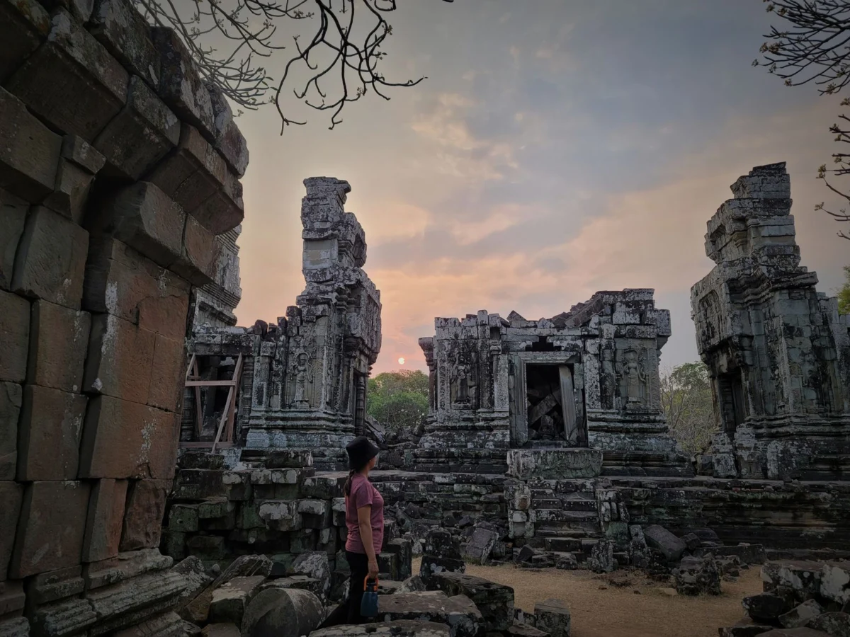 Sunset over Angkor Wat in Siem Reap