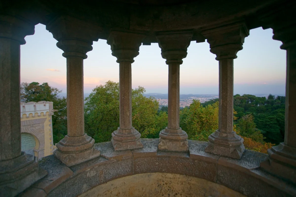 A romantic view of Sintra's landscape, perfect for couples