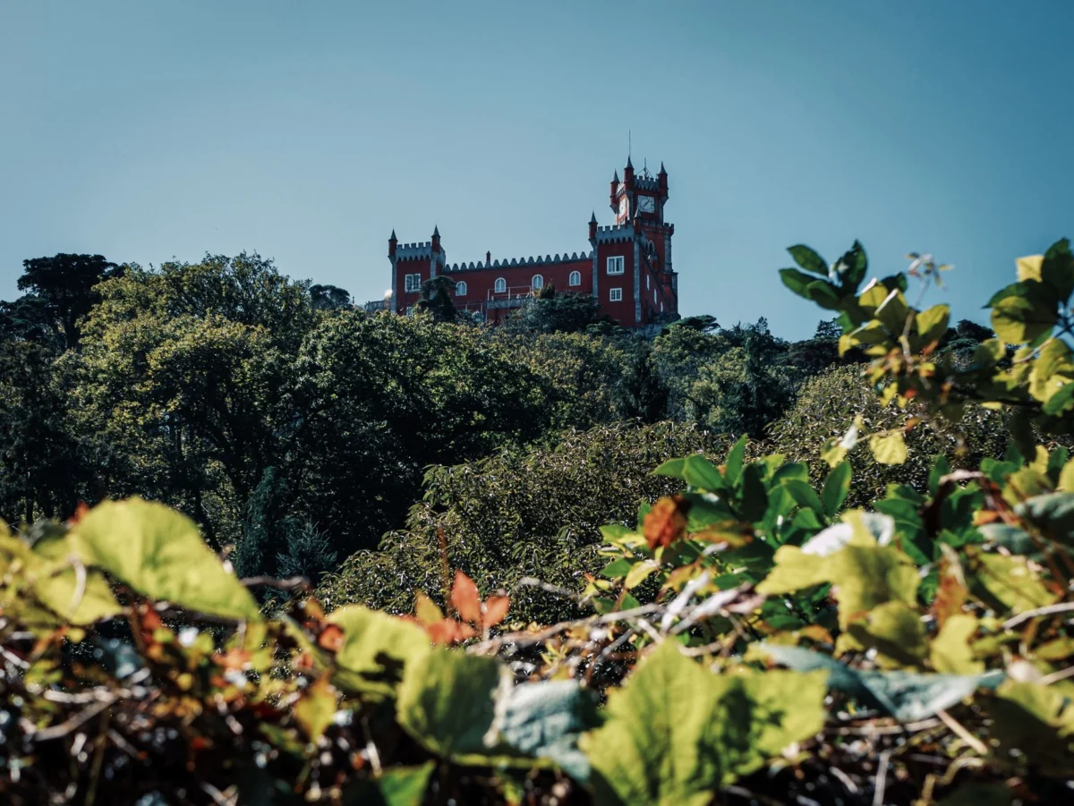 Romantic view of Sintra's iconic Palace of Pena