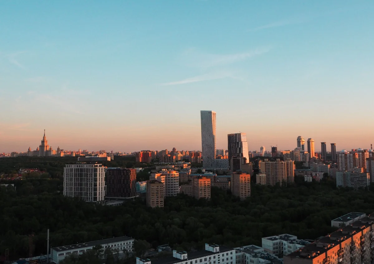 View of Sokode cityscape with traditional architecture