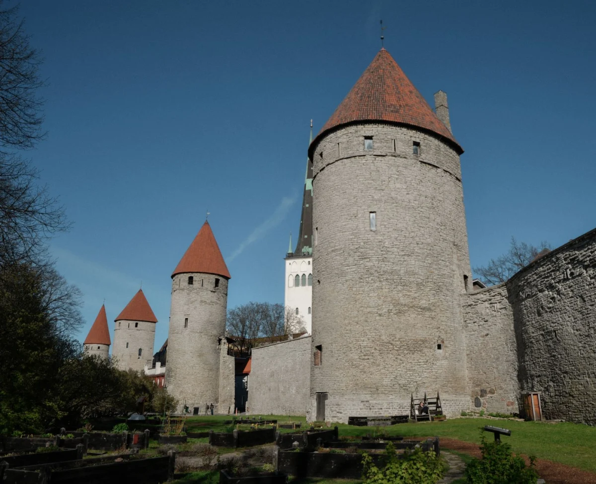 Panoramic view of Tallinn's medieval architecture