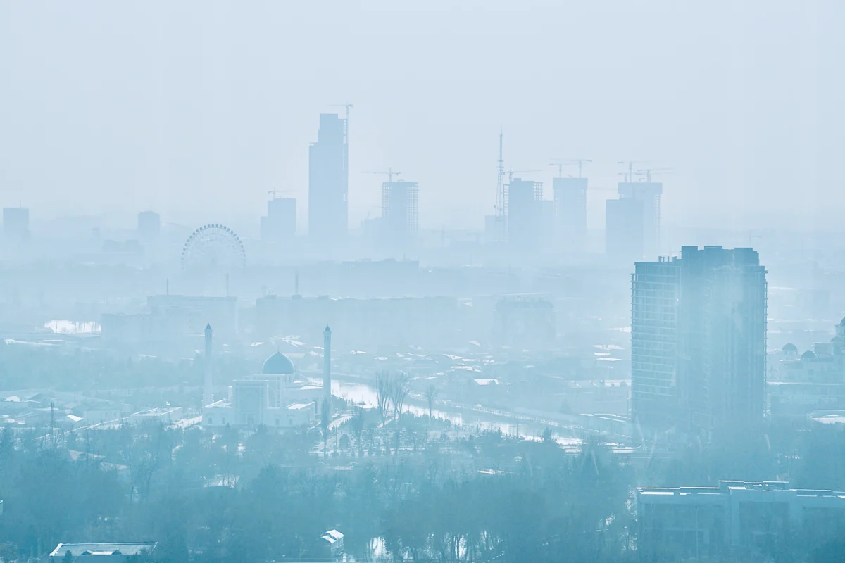 Panoramic view of Tashkent city skyline