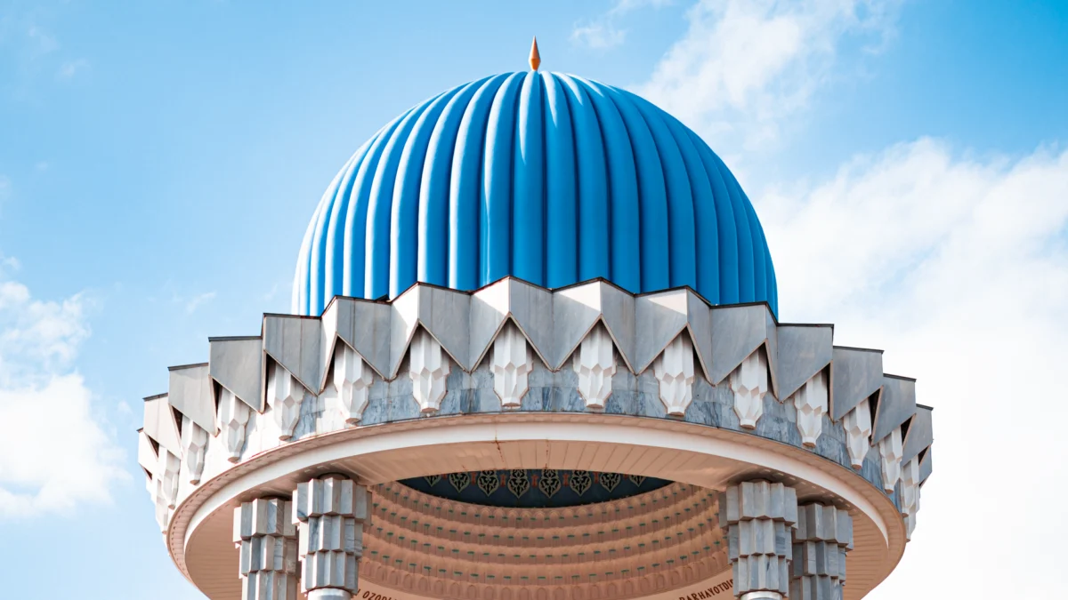 A romantic view of historic architecture in Tashkent