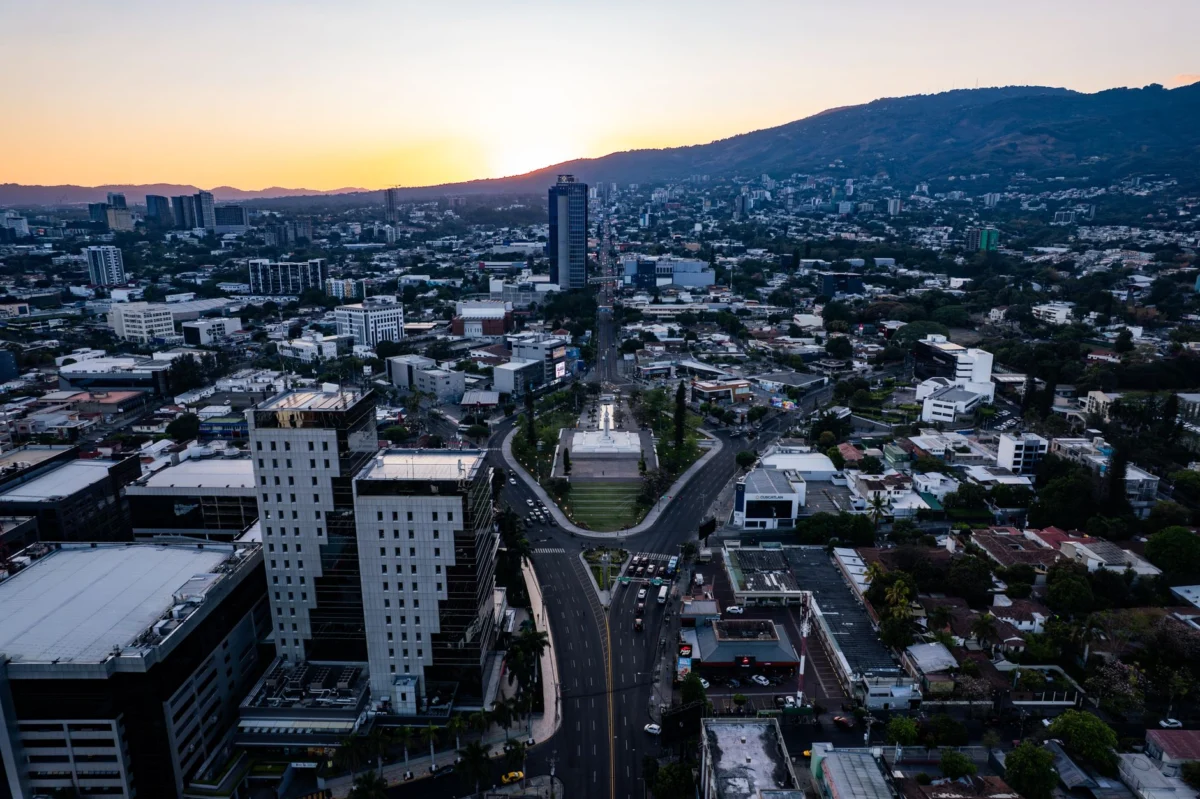 A panoramic view of Tegucigalpa's bustling cityscape