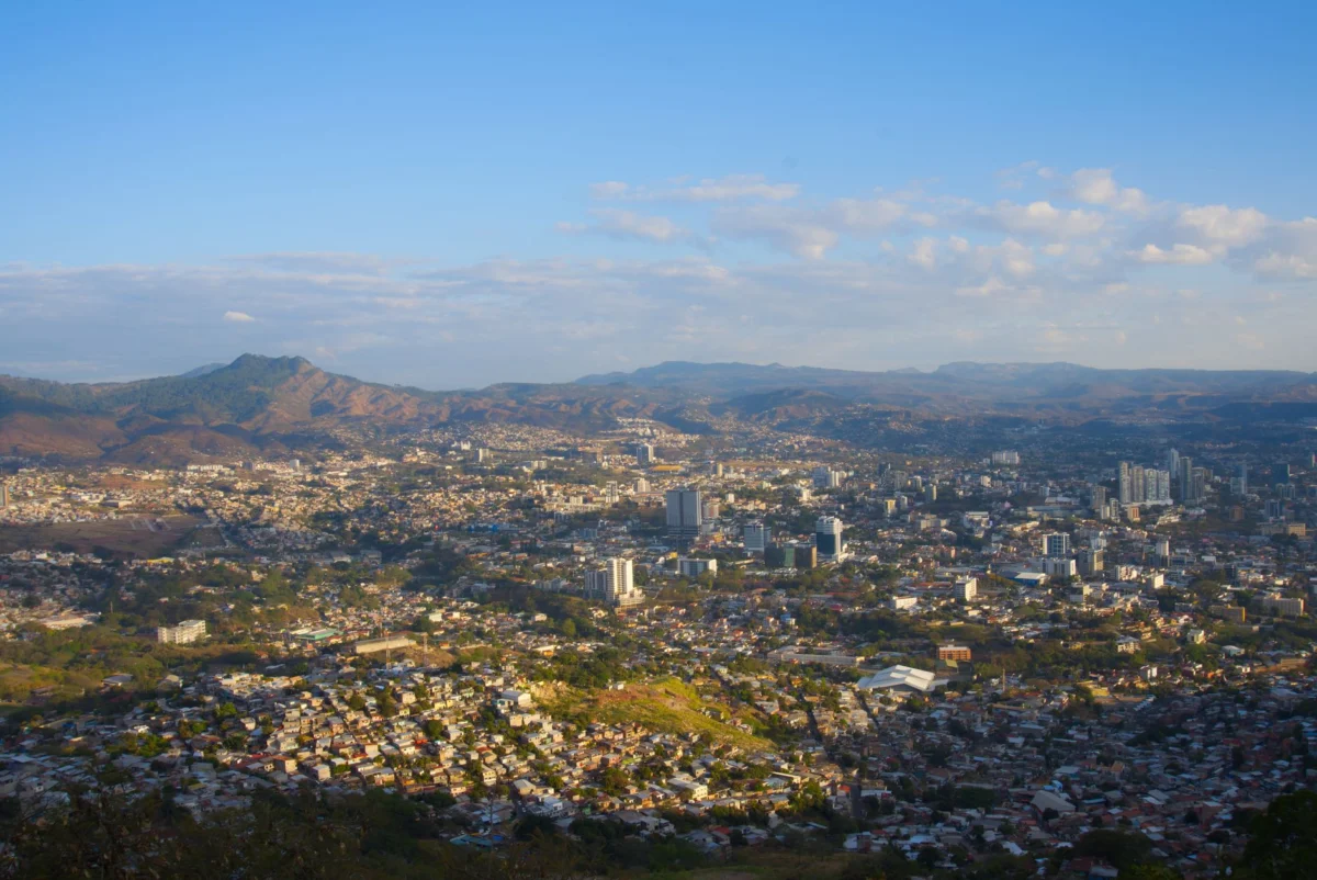 View of Tegucigalpa's historic skyline and cultural landmarks