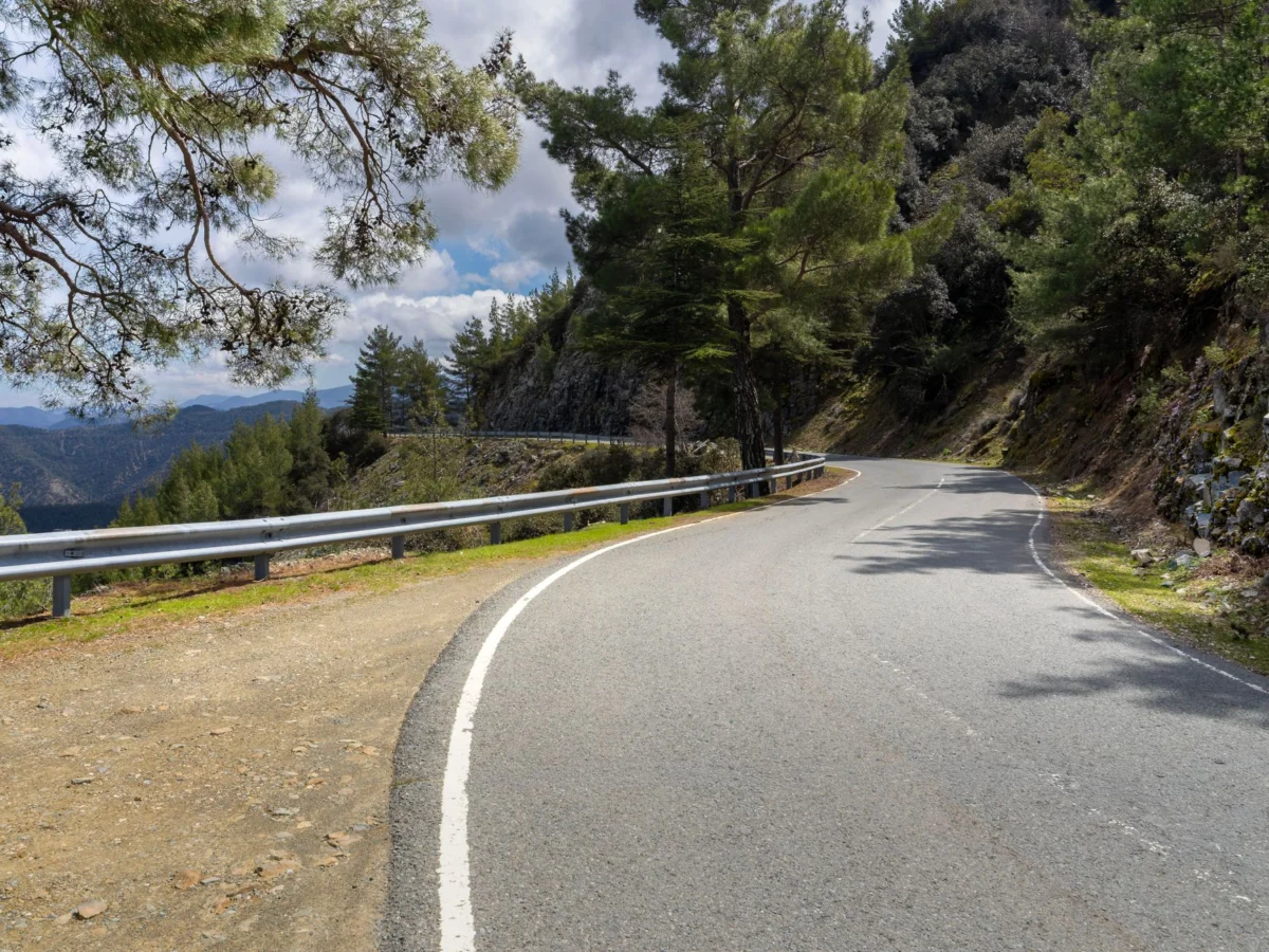 Scenic view of a mountain village in Troodos