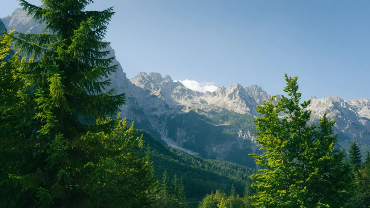 Majestic panorama of Valbona's hidden gem mountains