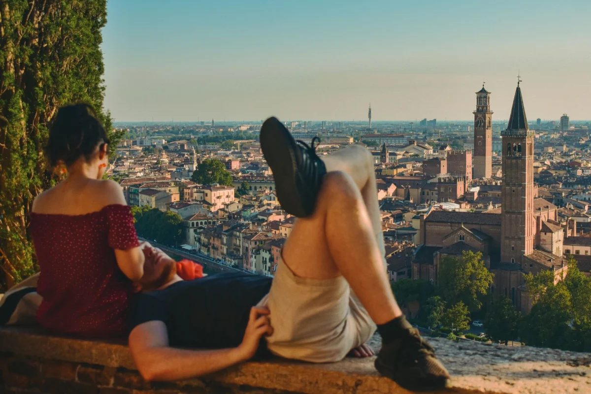 Skyline of romantic Verona showcasing its LGBTQ+ friendly allure