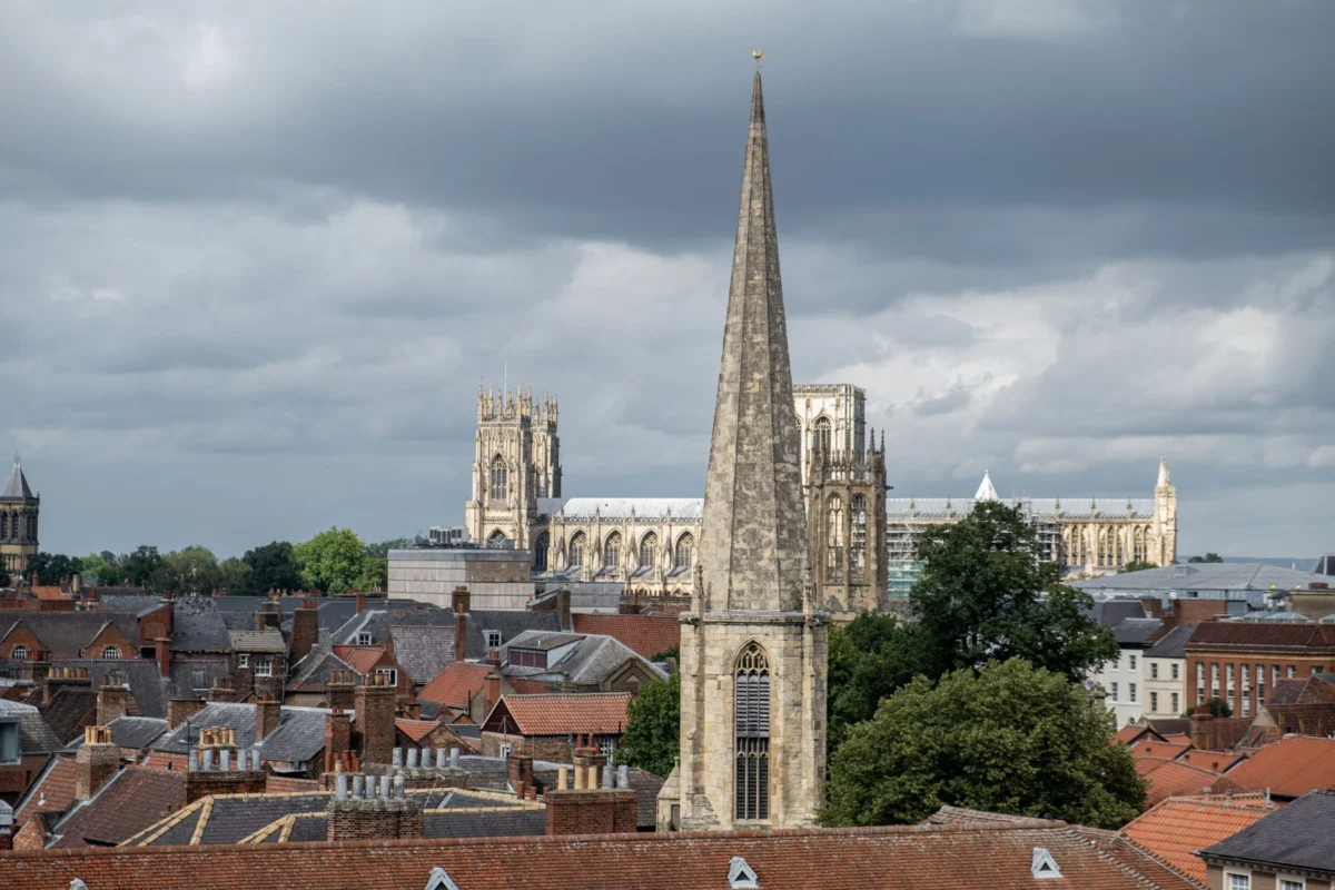 Stunning view of York Minster and city skyline