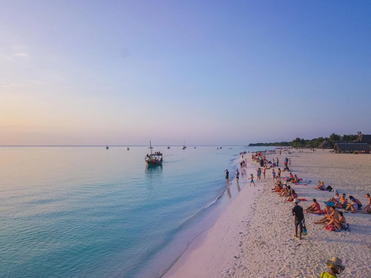 Picturesque sunset over Zanzibar beach, perfect for first-time visitors