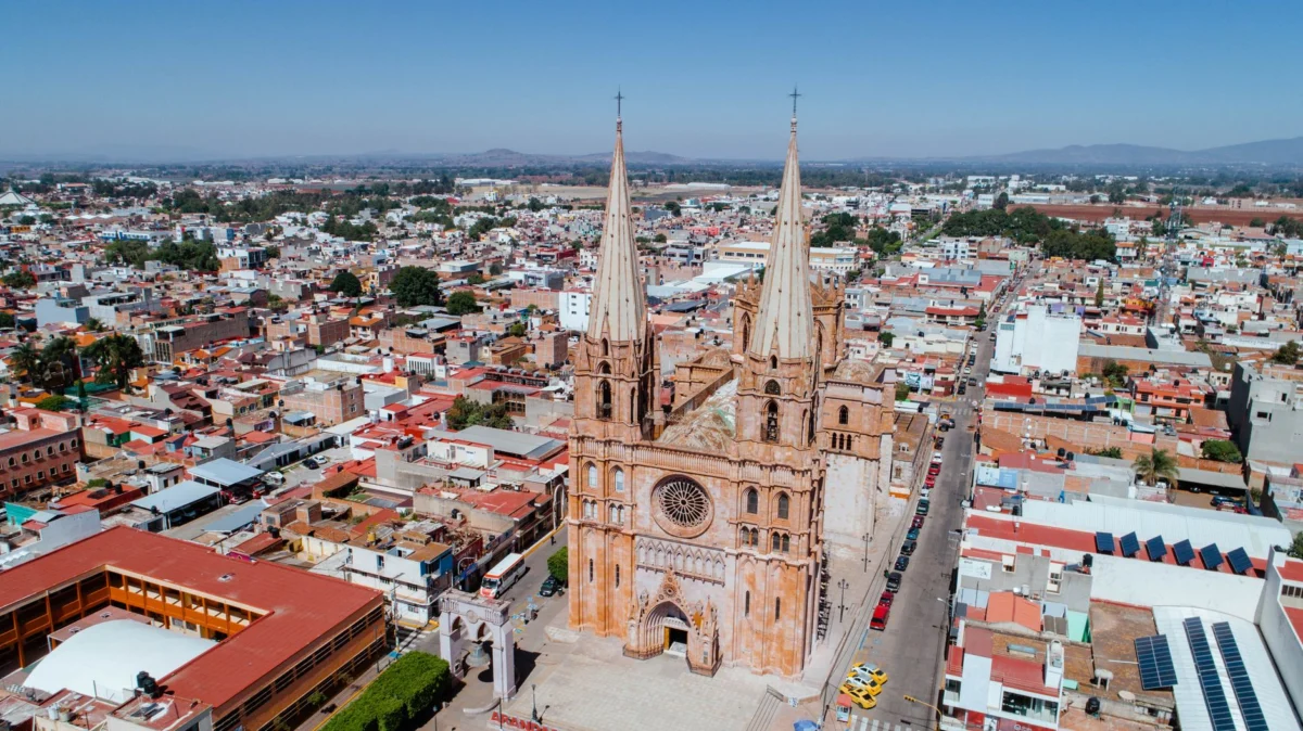 Salta Cathedral and historic skyline in Salta, Argentina