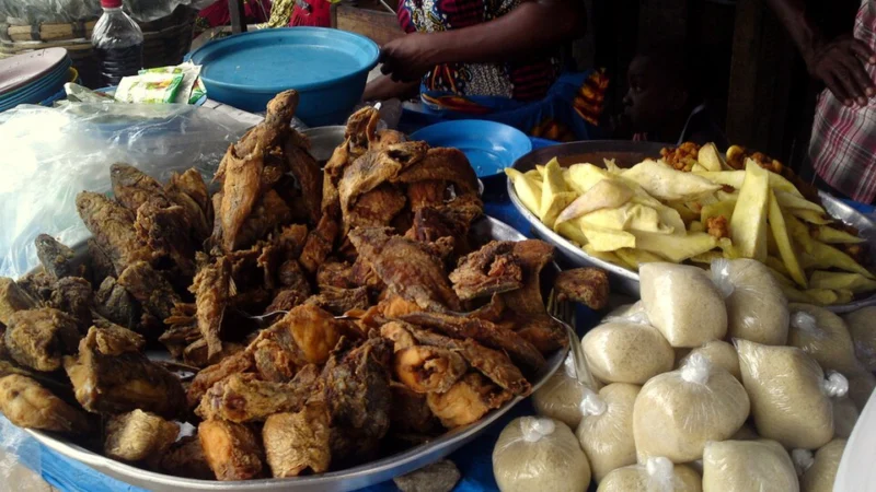 Attiéké Poisson Grillé