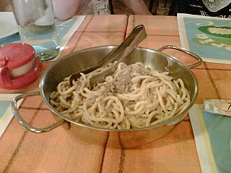 Bigoli with Duck Sauce