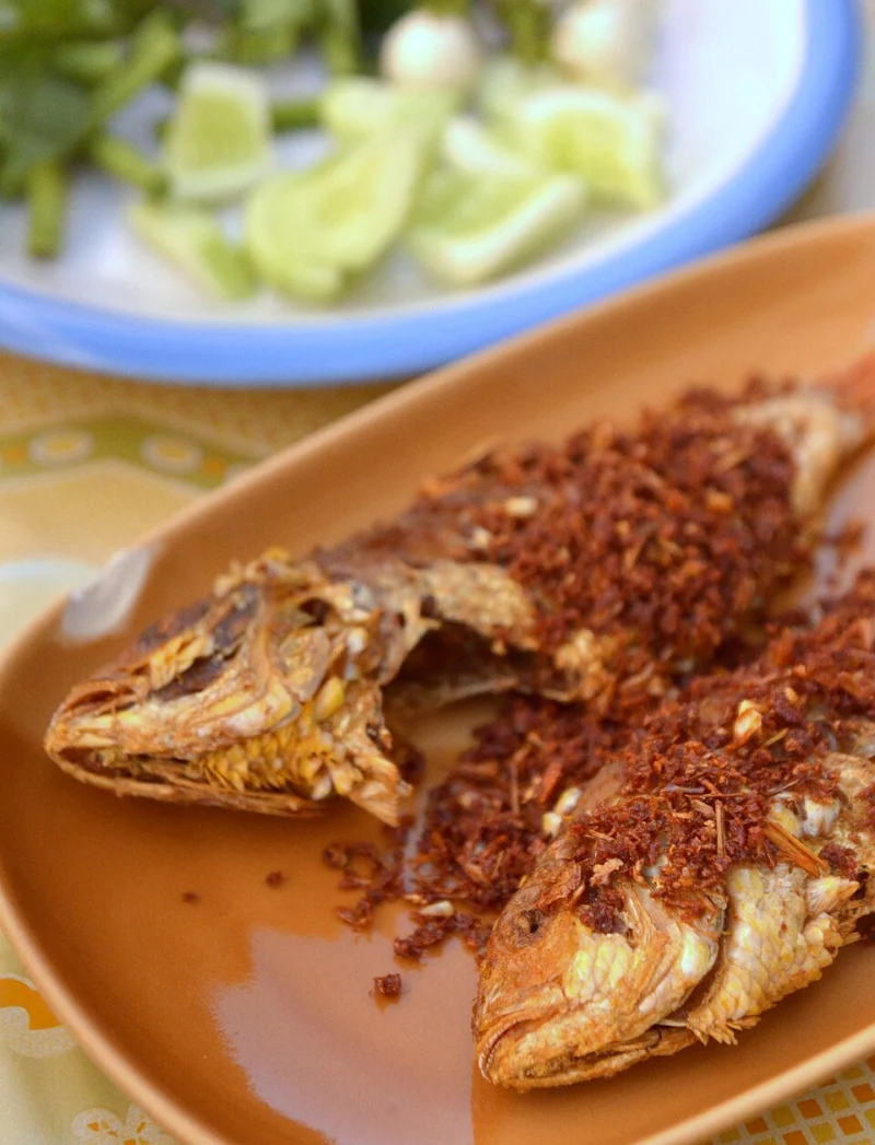 Fried Fish with Curcuma