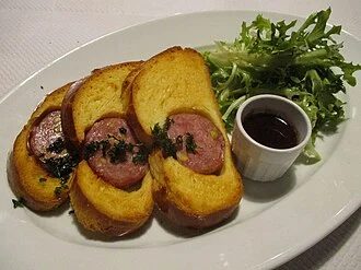 Lyonnaise Sausage and Pistachio Pastry