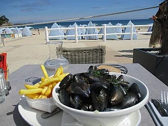 Bruges Mussels and Fries
