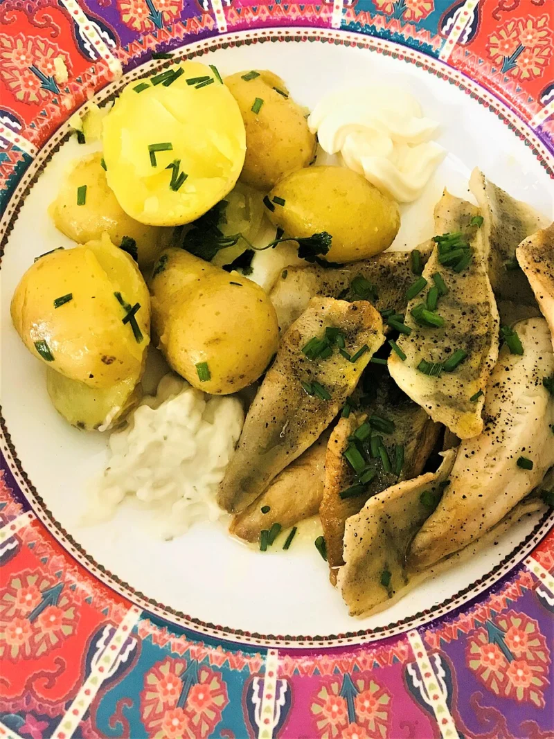 Perch Fillets Meunière