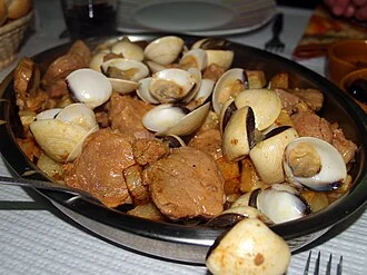 Portuguese Pork and Clams