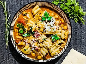 Roman-Style Chickpea Soup