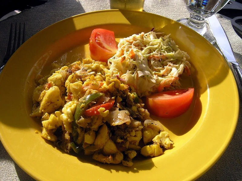 Saltfish and Dumplings