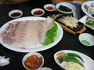 Sliced Raw Fish
