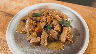 Veal Liver and Onions