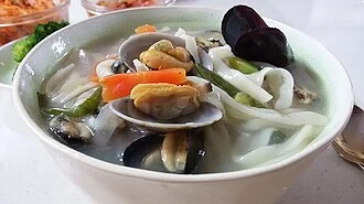 Wheat Noodles with Anchovy Broth